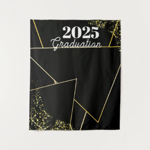 Glitter Geometric  Graduation  Backdrop Tapestry