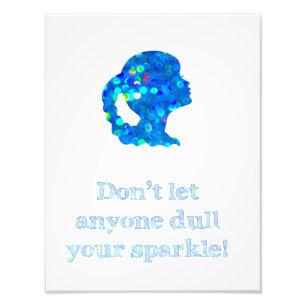 Glitter Girl Photo Print