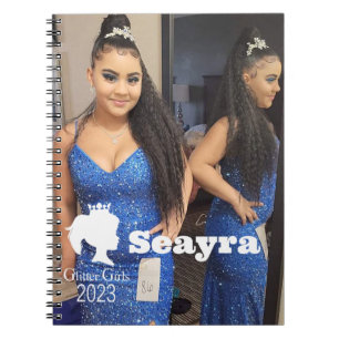 Glitter Girls Seayra Spiral Photo Notebook