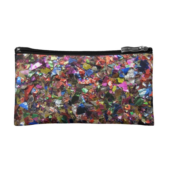 Glitter Glam Cosmetic Bag (Front)