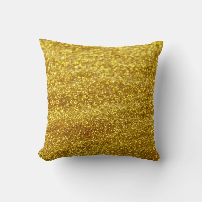 Glitter gold cushion (Front)
