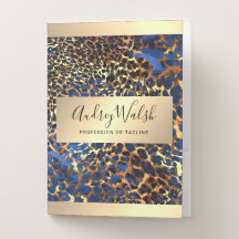 Glitter Gold Luxury Animal Skin Leopard Makeup