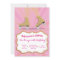 Glitter Gold Roller Skate Birthday Invitations