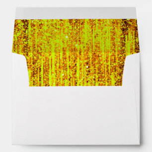 Glitter Gold Yellow Glow Sparkle Christmas Envelopes