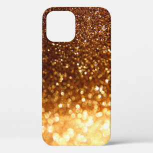 Glitter golden lights iPhone 12 case