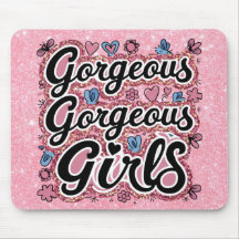 Glitter gorgeous girls doodle