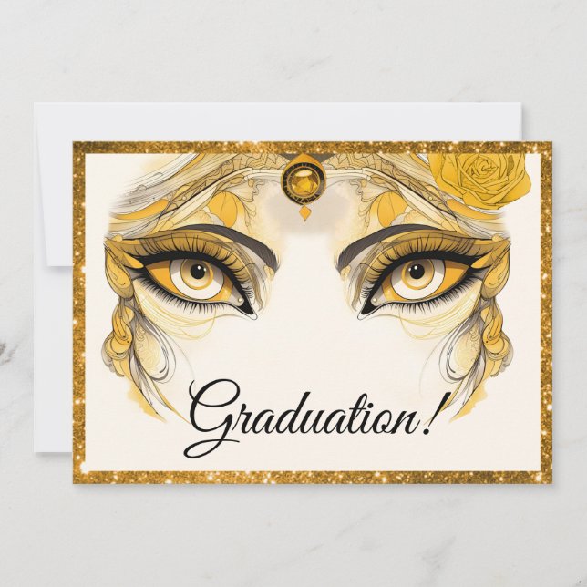 Glitter Grad Card (Front)