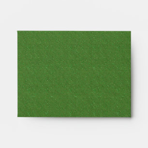 Glitter Green Black Linen RSVP Envelopes