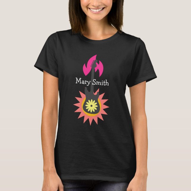 Glitter Guitar T-Shirt (Front)