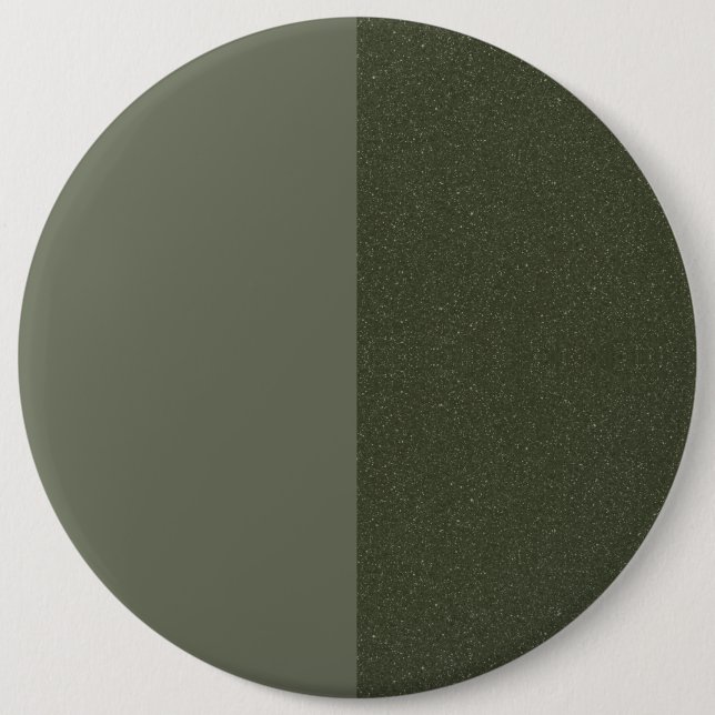 Glitter Half & Moss Green Button – Customisable (Front)