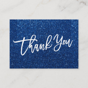 Glitter HAND LETTERED Thank you for your purchase Enclosure Card