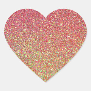 Glitter Heart Sticker