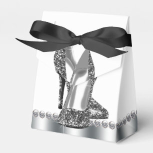 Glitter High Heel Shoe Favour Box