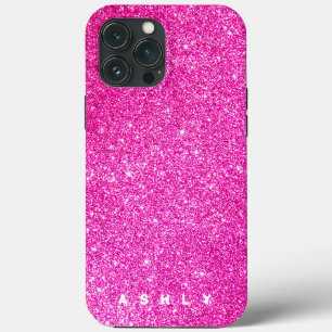 Glitter Hot Pink Sparkles iPhone 13 Pro Max Case