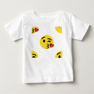 glitter kiss emoji baby T-Shirt