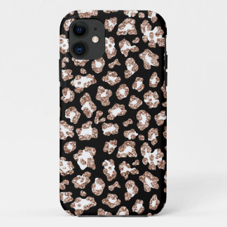 Glitter Leopard phone case