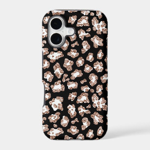 Glitter Leopard phone case