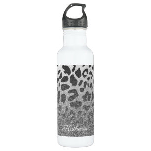 Glitter Leopard Print 710 Ml Water Bottle