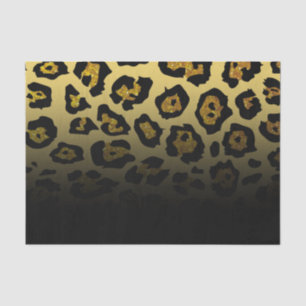 Glitter Leopard Print Tissue Paper