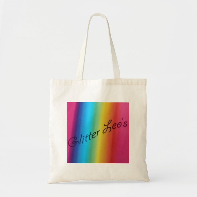 Glitter Leo's Tote Bag (Front)