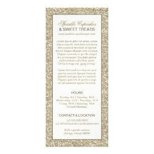 Glitter Look Glamour Rack Card