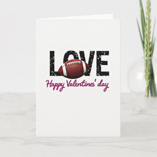 Glitter Love Football Card
