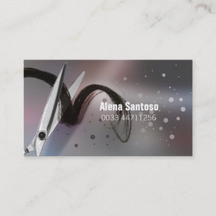 Glitter Makeup Artist Business Card