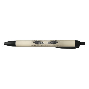 Glitter Makeup Eyes Lashes Name Ivory Eyes Black Ink Pen