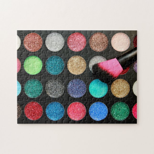 Glitter Makeup Palette Jigsaw Puzzle (Horizontal)