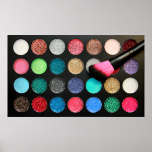 Glitter Makeup Palette Poster