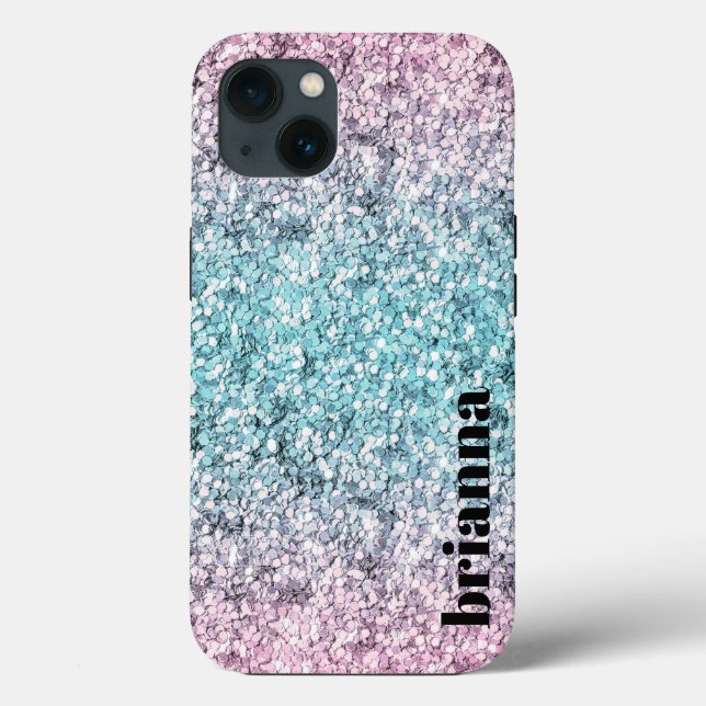 Glitter Marble Case-Mate iPhone Case (Back)