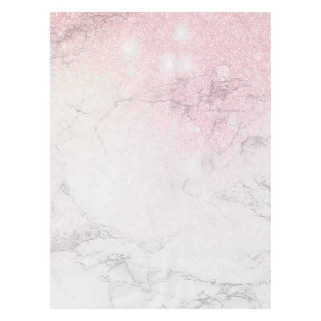 Glitter Marble design Tablecloth (Front)