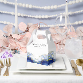 glitter marble  favour box