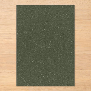 Glitter Moss Green Acrylic Invitation – Customise