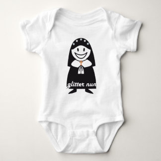 Glitter Nun Baby Bodysuit