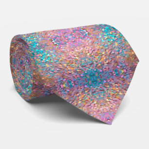 Glitter Opal Holographic Modern Collection Tie