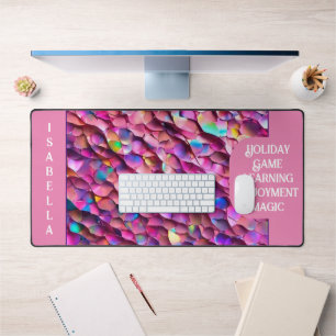 Glitter Opal Holographic Popular Collection Desk Mat