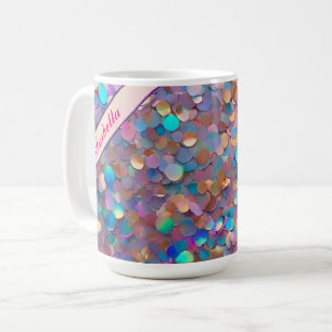 Glitter Opal Modern Holographic Collection Coffee Mug