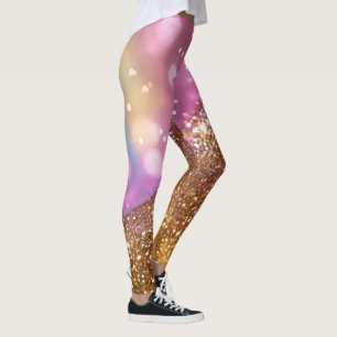 Glitter Opal Popular Holographic Collection Leggings