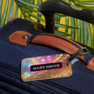 Glitter Opal Popular Holographic Collection Luggage Tag