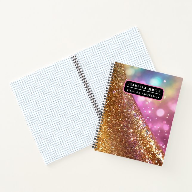 Glitter Opal Popular Holographic Collection Notebook (Inside)