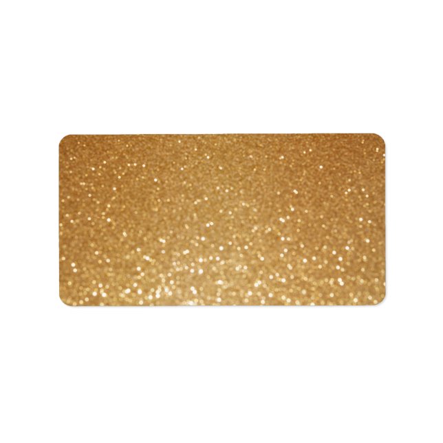 glitter paint address label (Front)