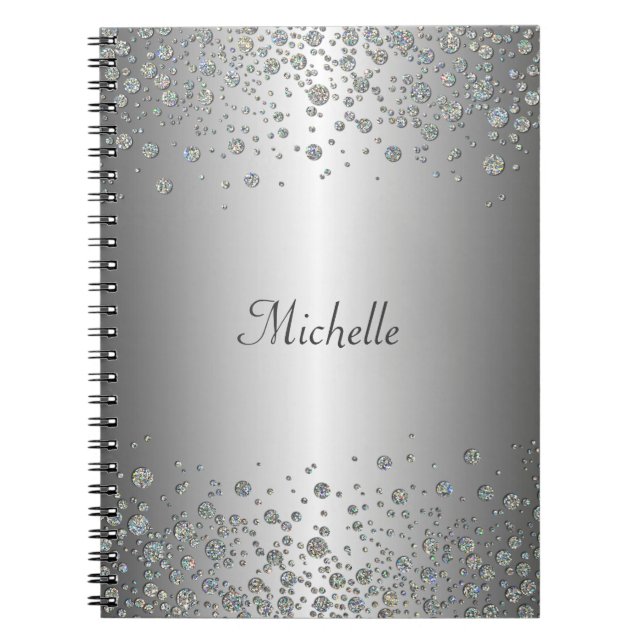 Glitter pattern Notebook (Front)