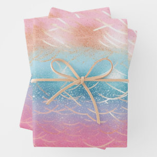 Glitter Pattern  Wrapping Paper Sheet