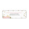 Glitter Peony Wedding Labels