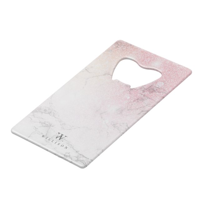 Glitter Personalised Marble (Front Angled)