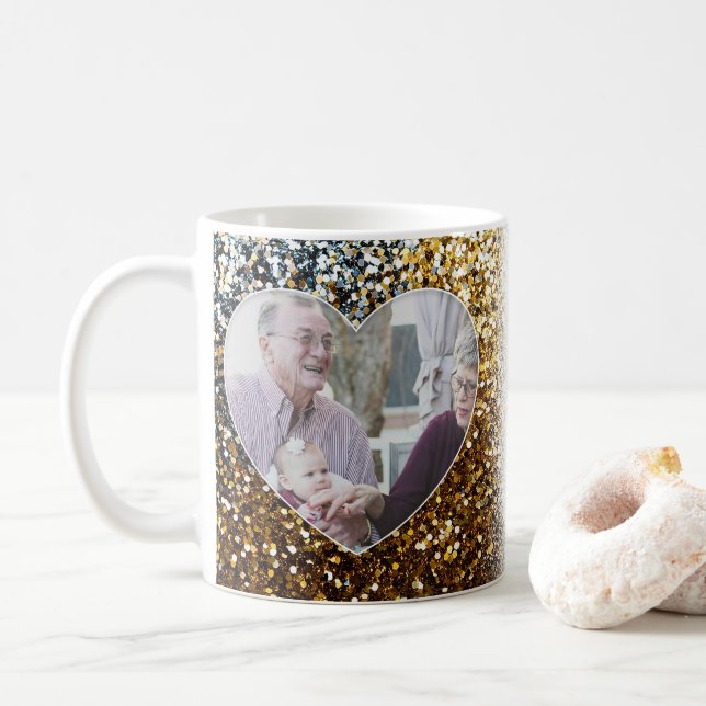 Glitter Photo Frame Mug Wrap (With Donut)
