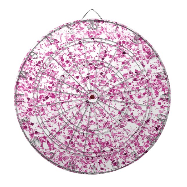 Glitter pink Dartboard (Front)
