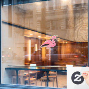 Glitter pink flamingo