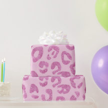Glitter Pink Leopard Pattern